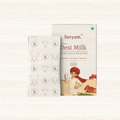 Suvyam Desi A2 Cow Milk - Vanilla