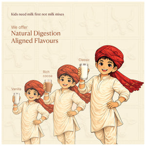 Suvyam Desi A2 Cow Milk | 7 Sachets