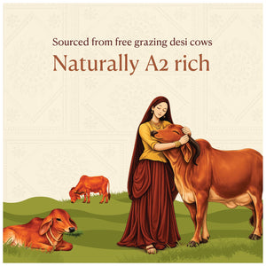 Suvyam Desi A2 Cow Milk | 7 Sachets