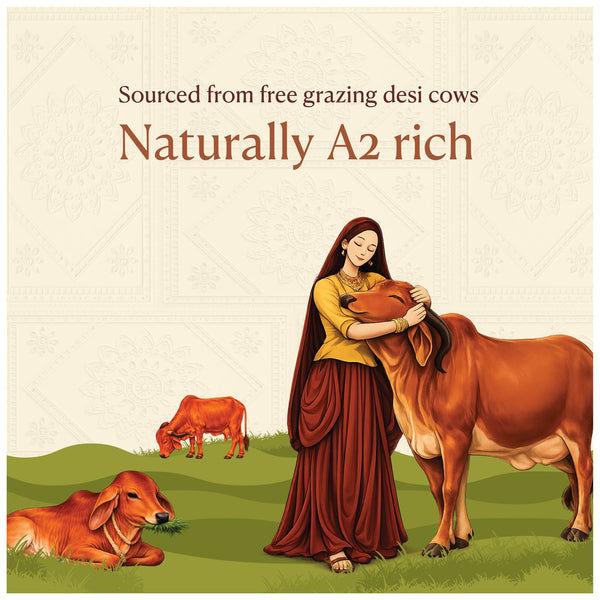 Suvyam Desi A2 Cow Milk - Vanilla
